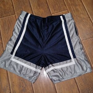 Men's Black and Gray Athletic Shorts